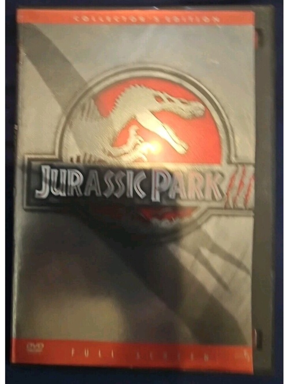Jurassic Park 3 (DVD, 2001) Slim Case. Cropped Artwork. Tested